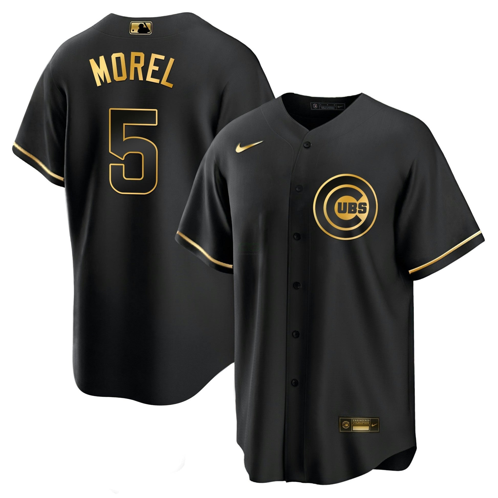 Camisa MLB Chicago Cubs Men’s Chicago Black Limited & Dourada Jersey