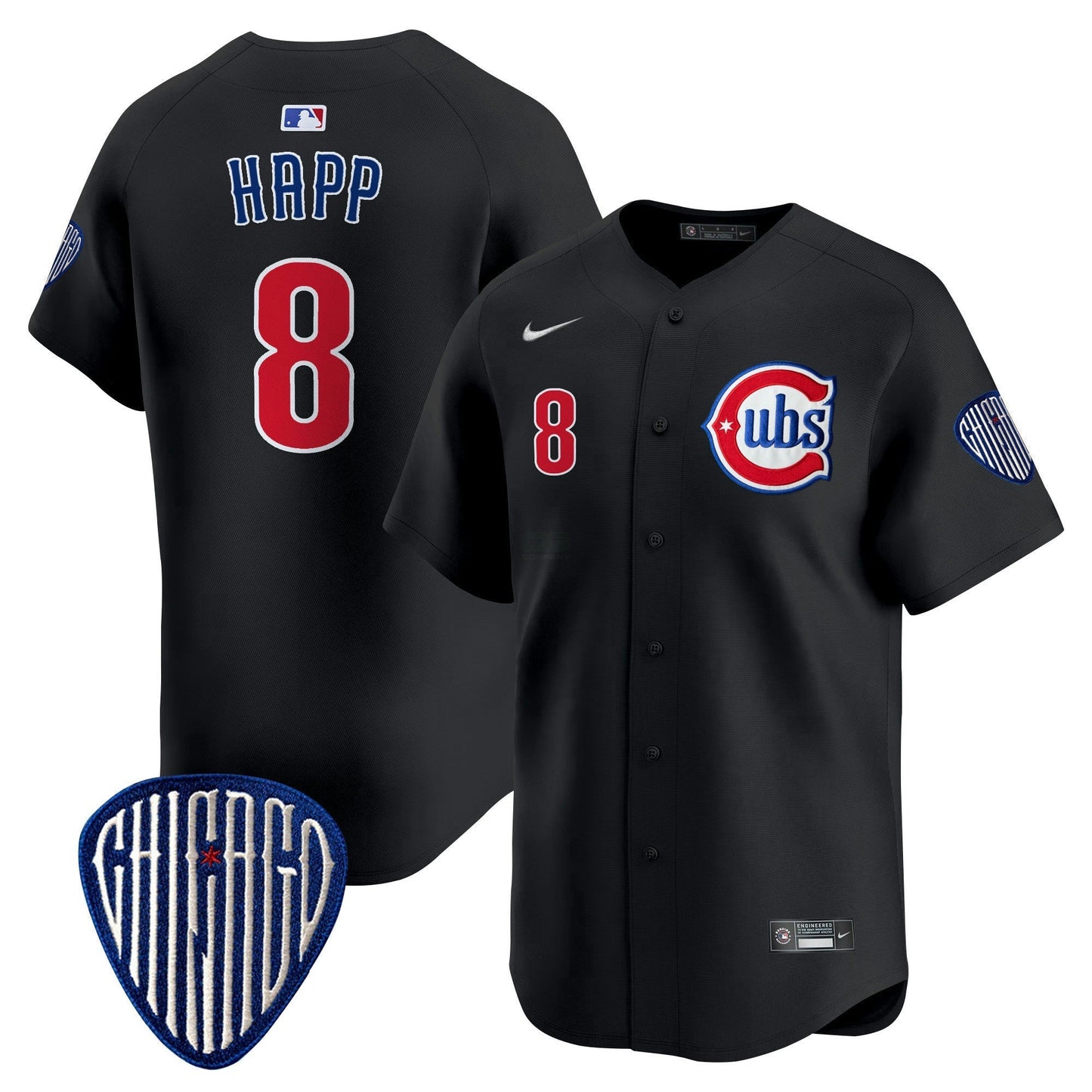 Camisa MLB Men’s Chicago Blue Alternativa Vapor Premier Limited Jersey