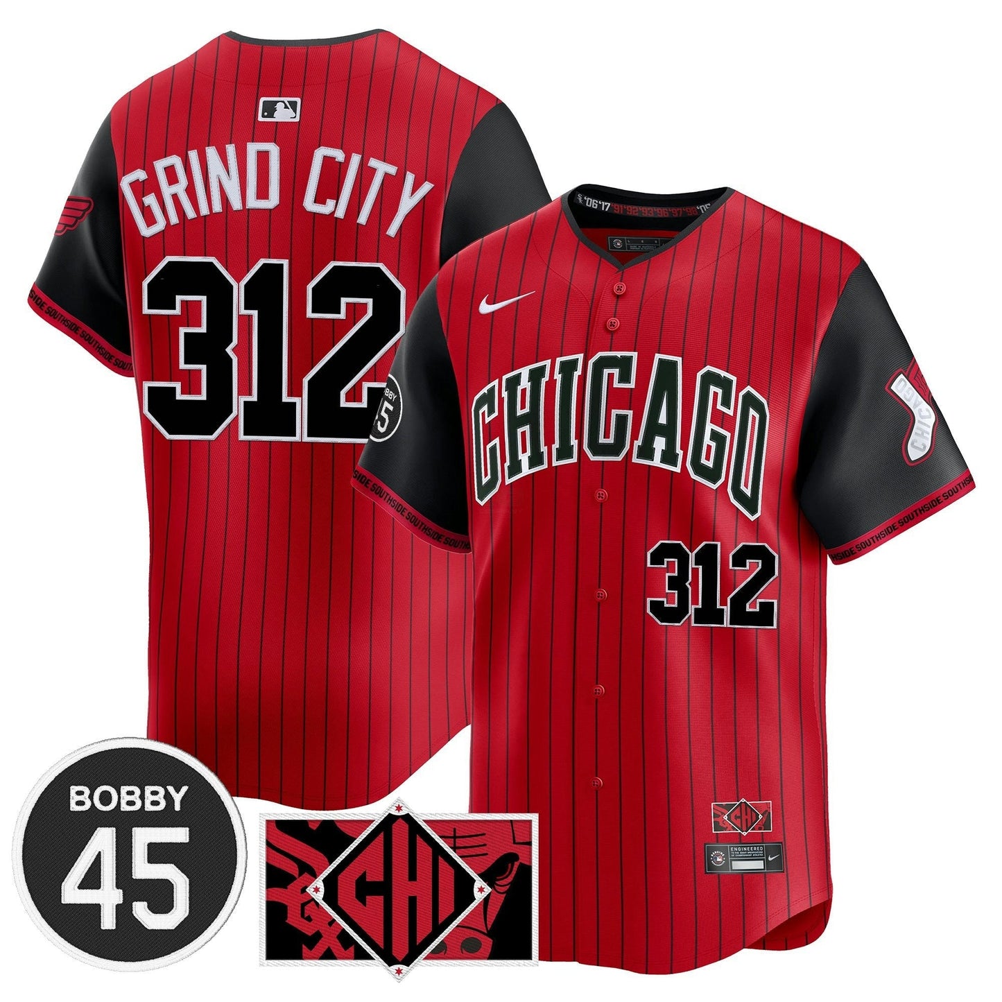 Camisa MLB Men’s Chicago Bobby Jenks Vapor Premier Limited Jersey