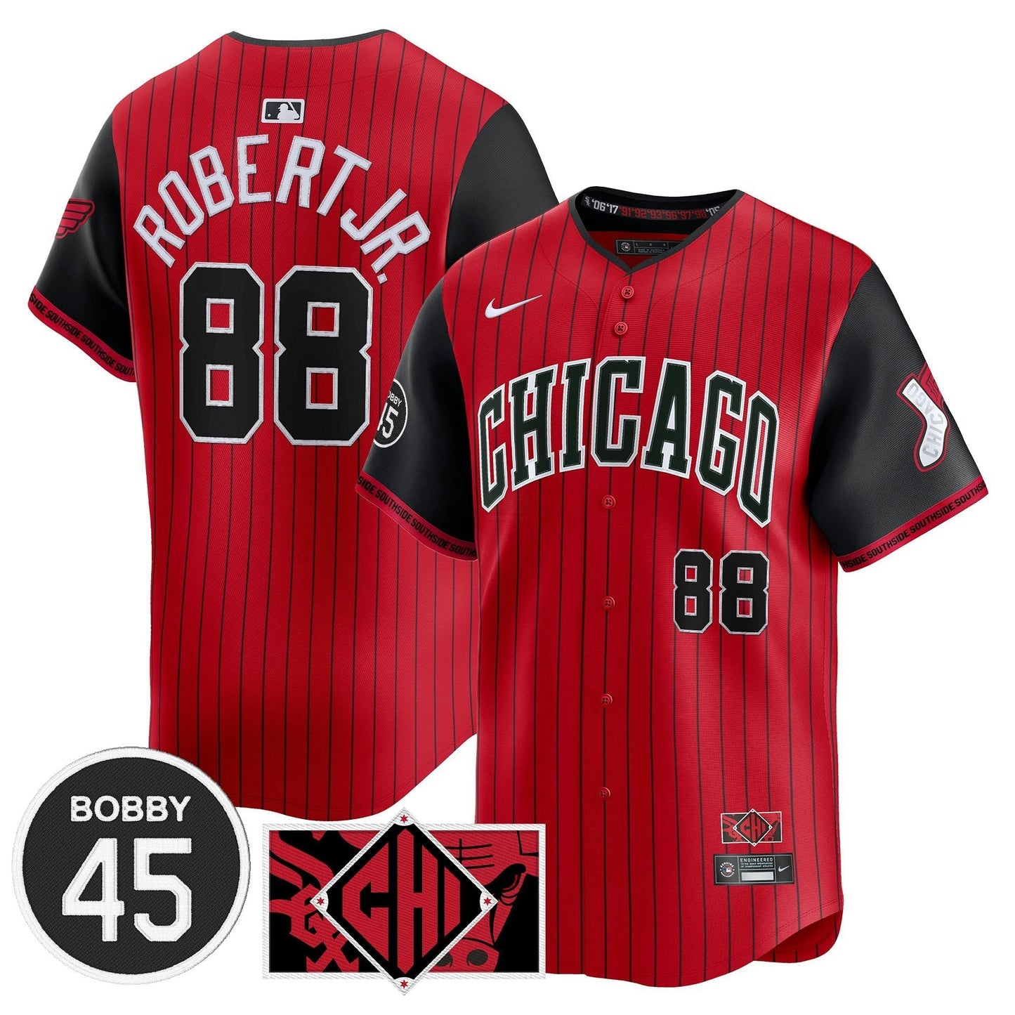 Camisa MLB Men’s Chicago Bobby Jenks Vapor Premier Limited Jersey