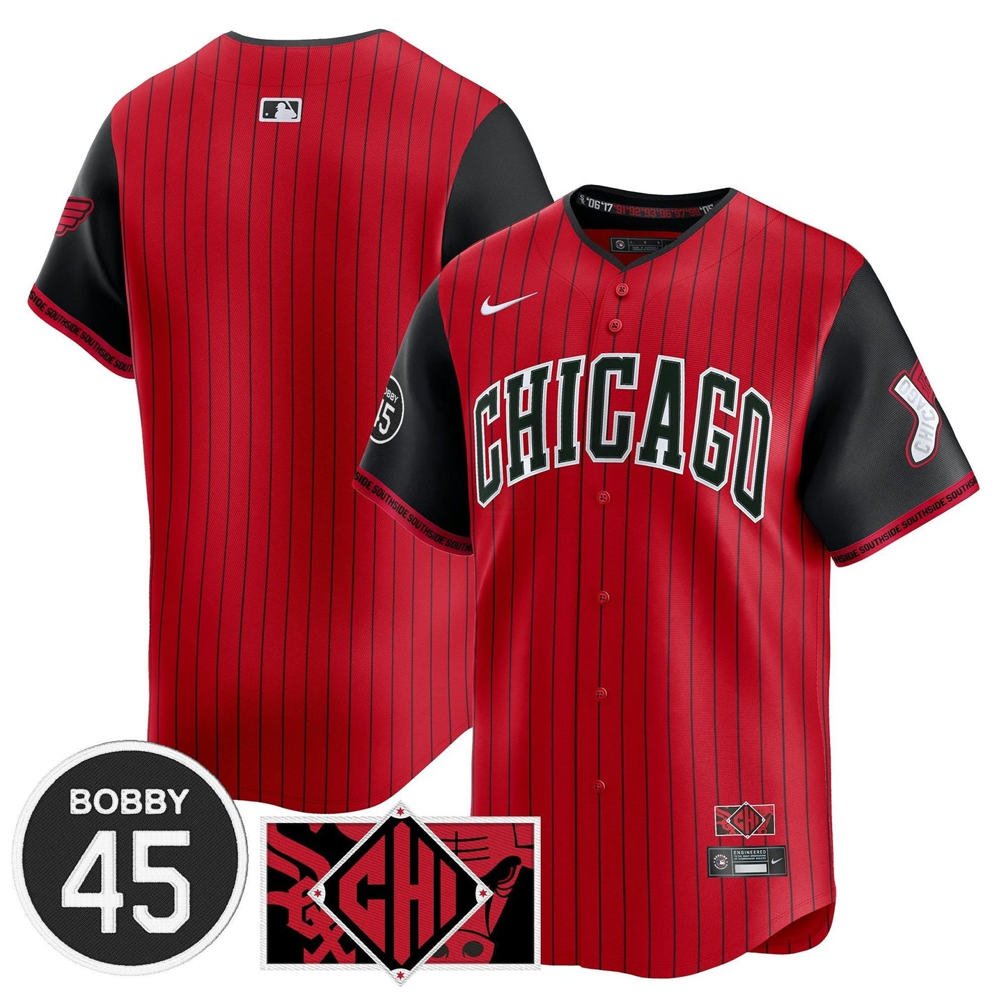 Camisa MLB Men’s Chicago Bobby Jenks Vapor Premier Limited Jersey