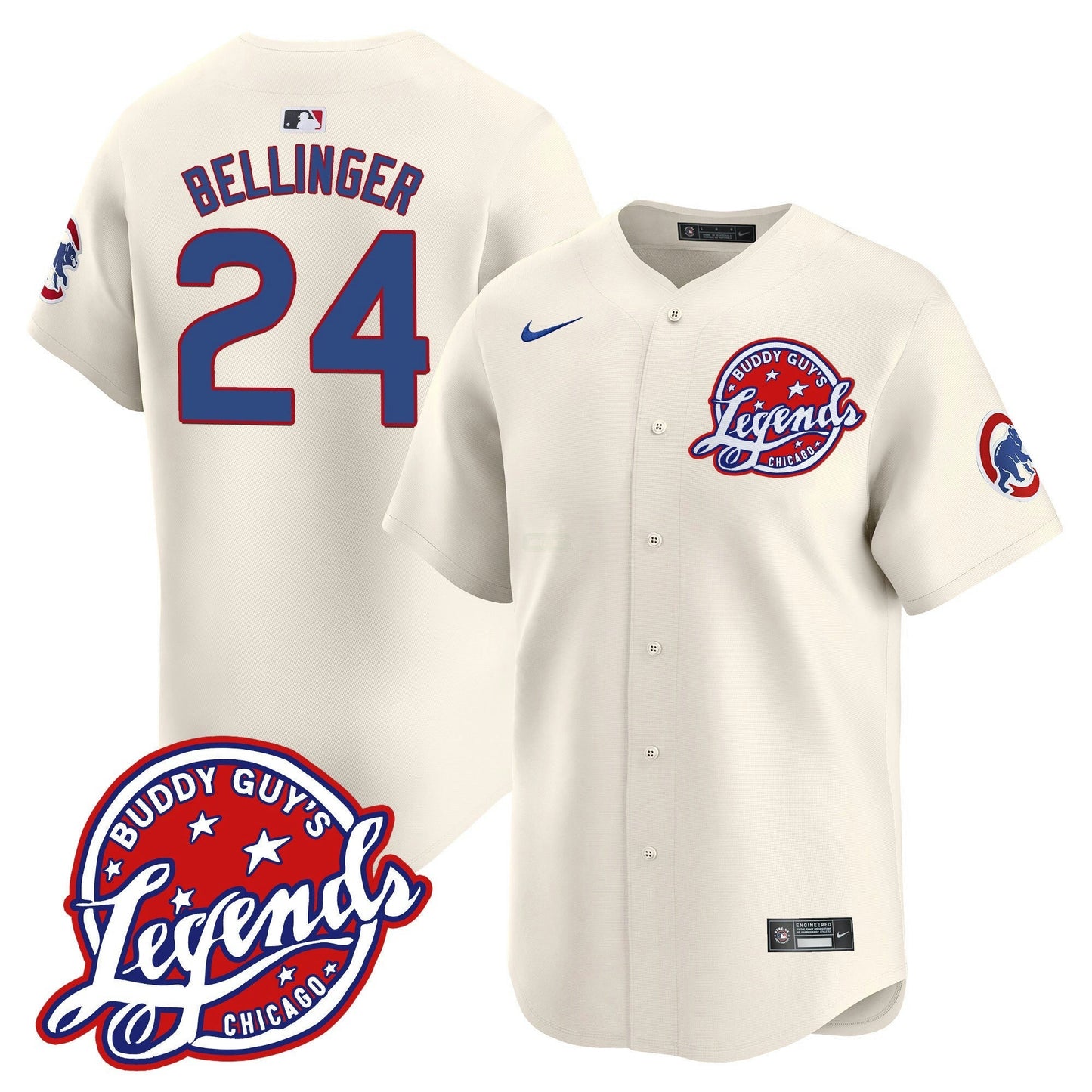 Camisa MLB Men’s Chicago Buddy Guy’s Legends Vapor Premier Limited Jersey