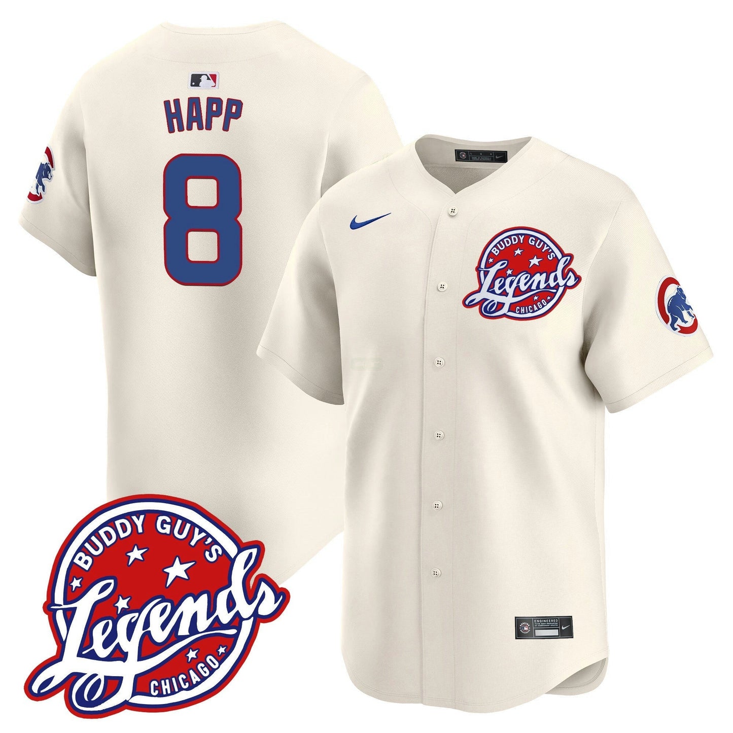 Camisa MLB Men’s Chicago Buddy Guy’s Legends Vapor Premier Limited Jersey