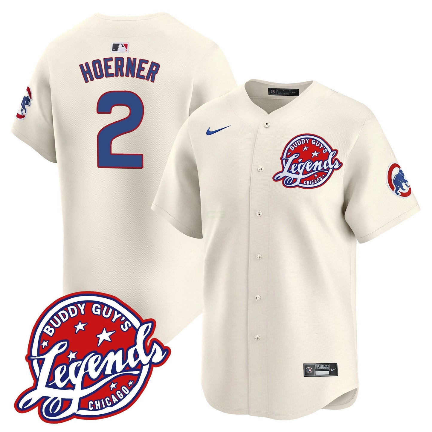 Camisa MLB Men’s Chicago Buddy Guy’s Legends Vapor Premier Limited Jersey
