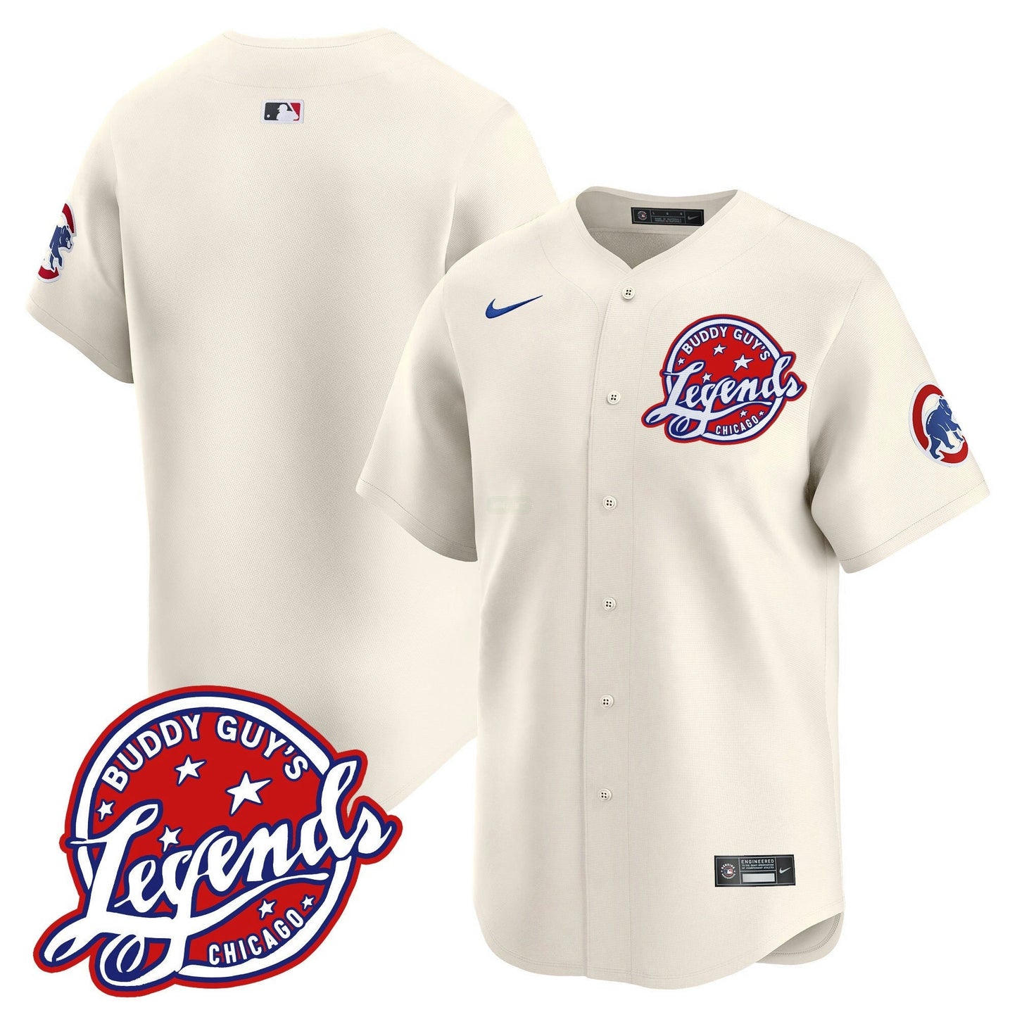 Camisa MLB Men’s Chicago Buddy Guy’s Legends Vapor Premier Limited Jersey