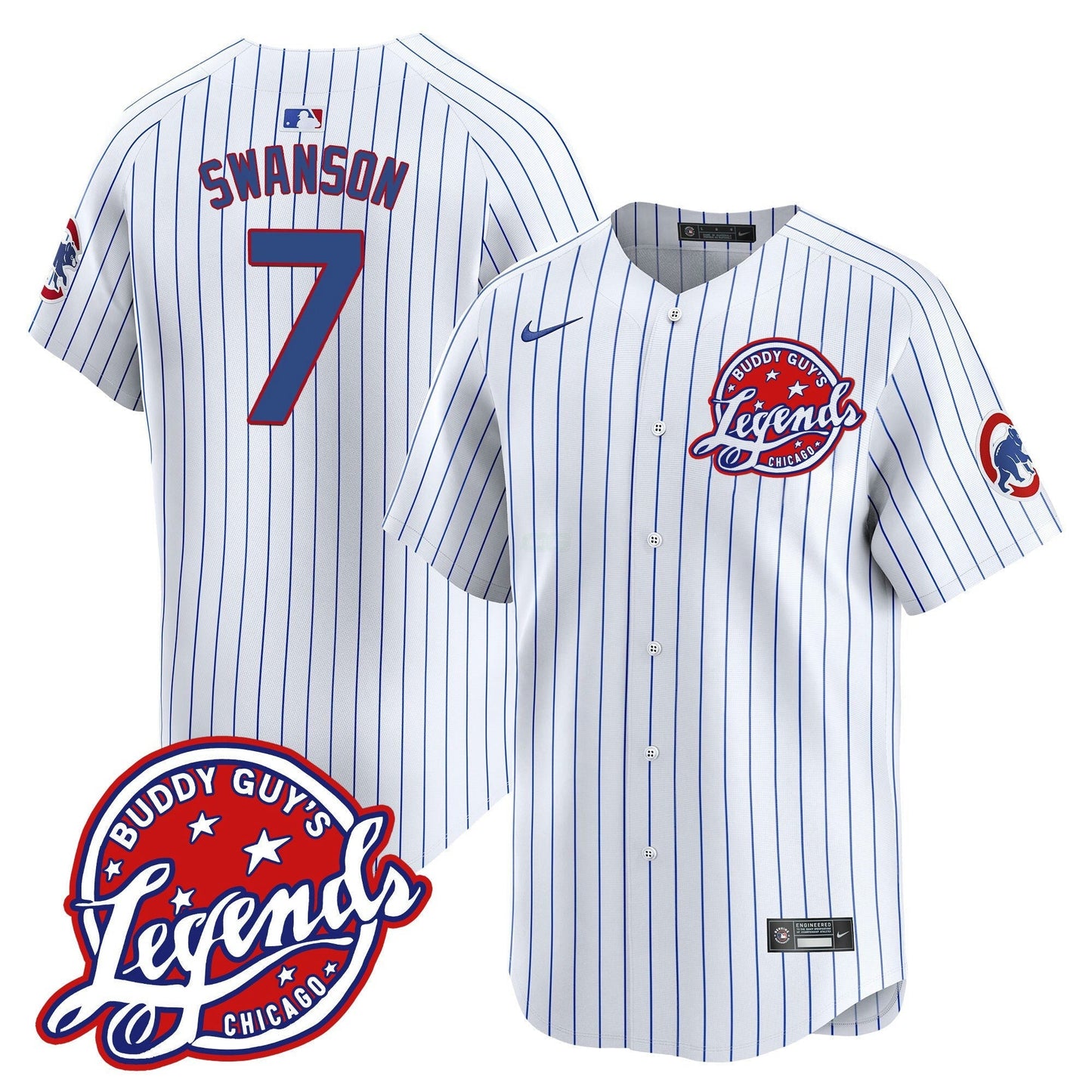 Camisa MLB Men’s Chicago Buddy Guy’s Legends Vapor Premier Limited Jersey