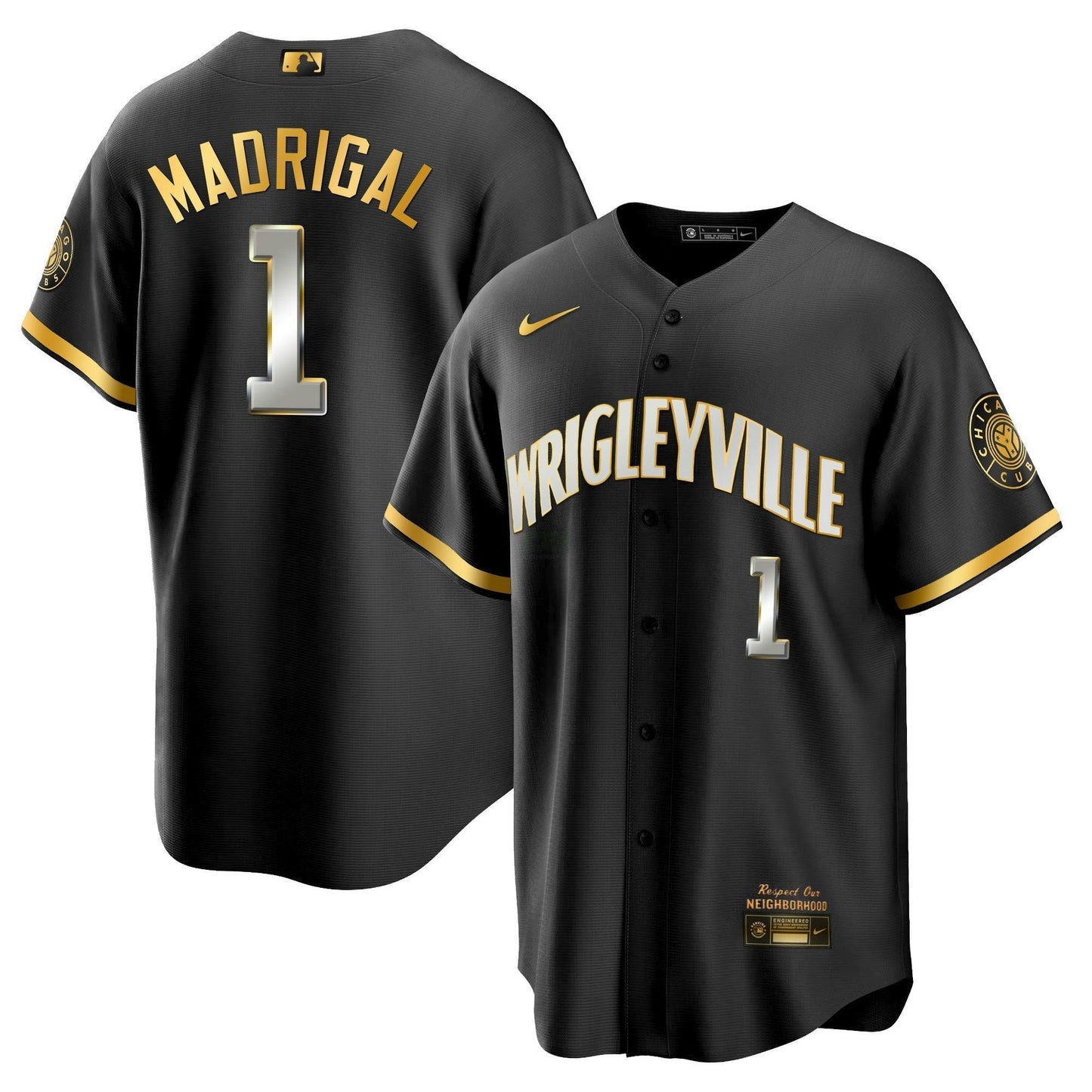 Camisa MLB Men’s Chicago City Connect Dourada Jersey