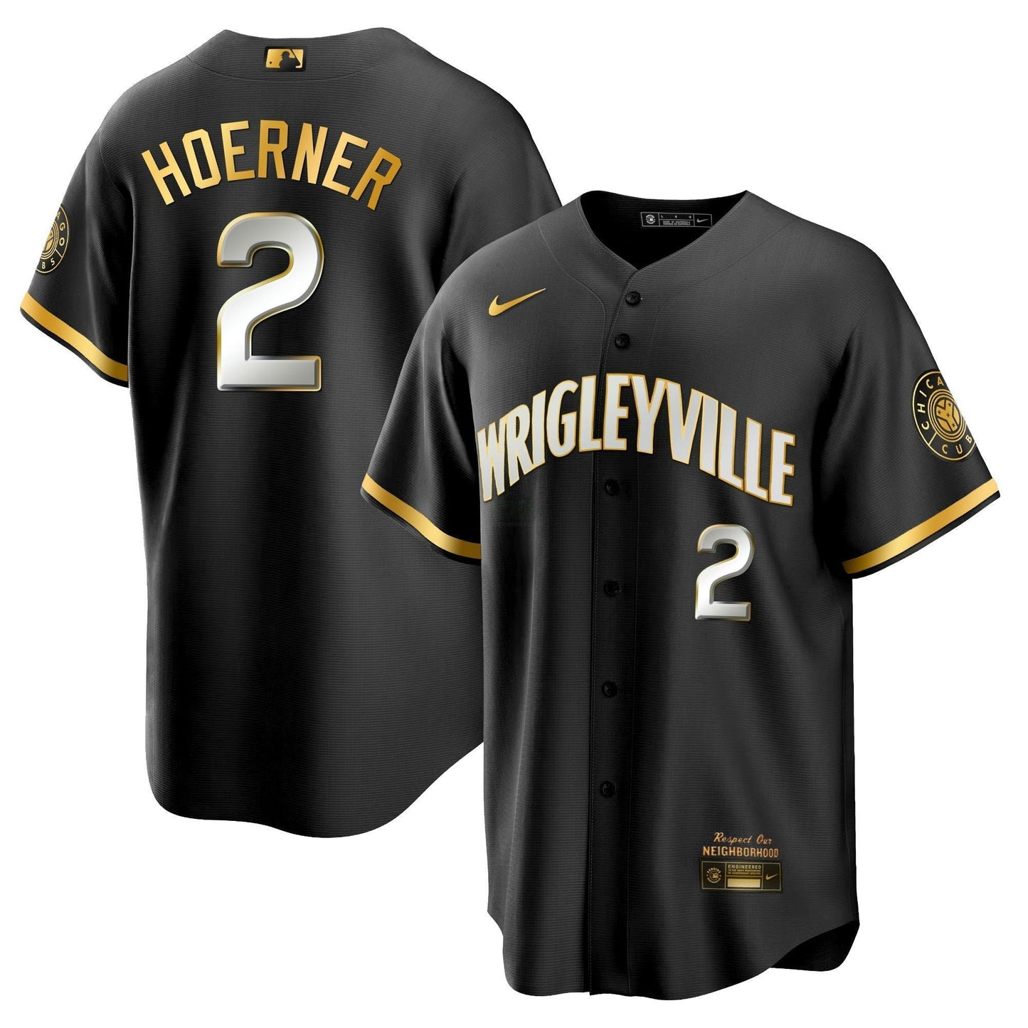 Camisa MLB Men’s Chicago City Connect Dourada Jersey
