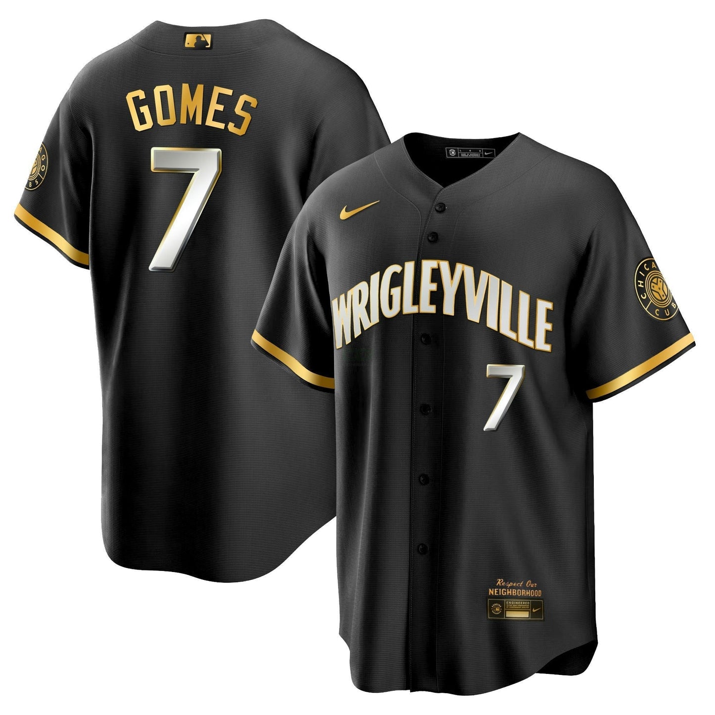 Camisa MLB Men’s Chicago City Connect Dourada Jersey