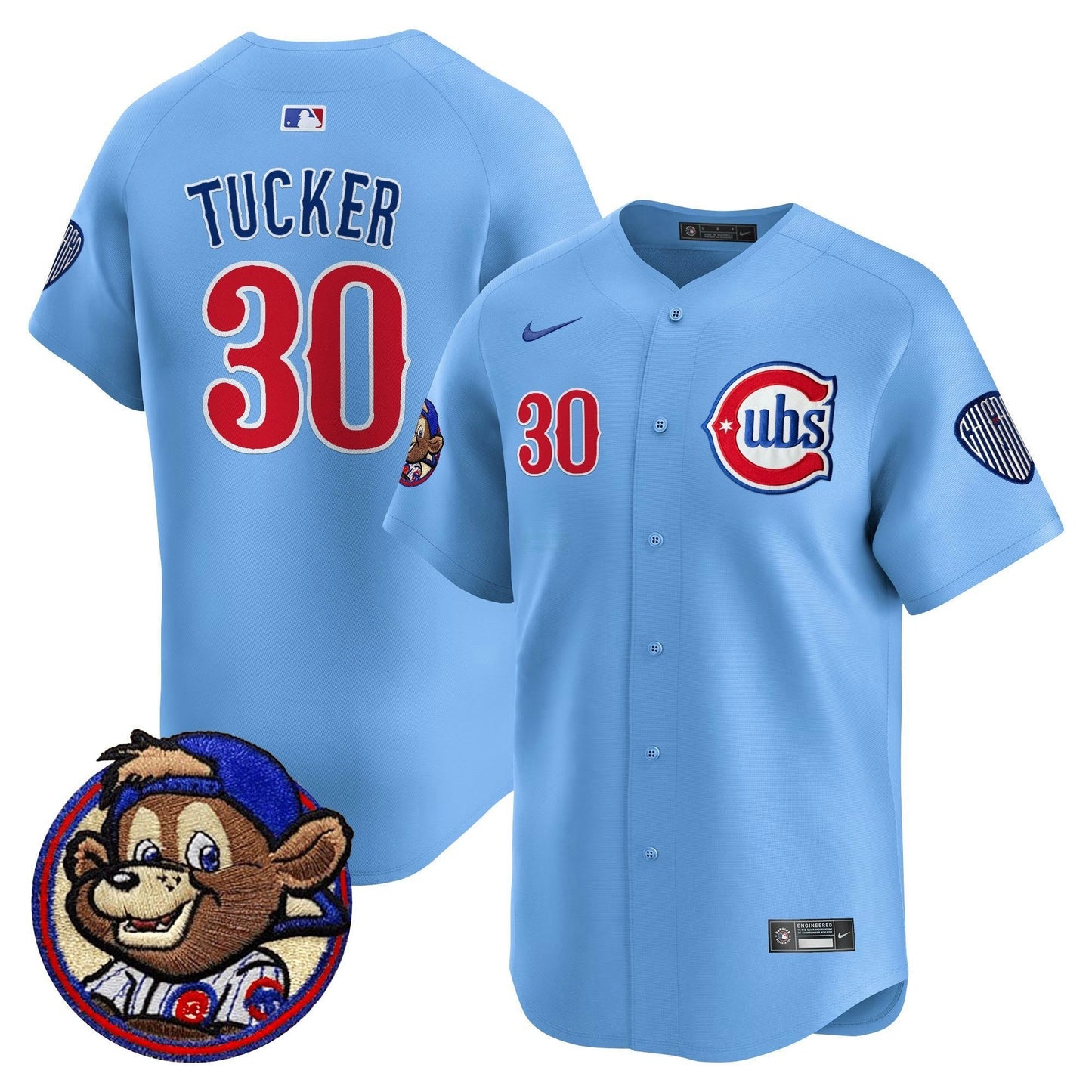 Camisa MLB Men’s Chicago Clark Patch Vapor Premier Limited Jersey