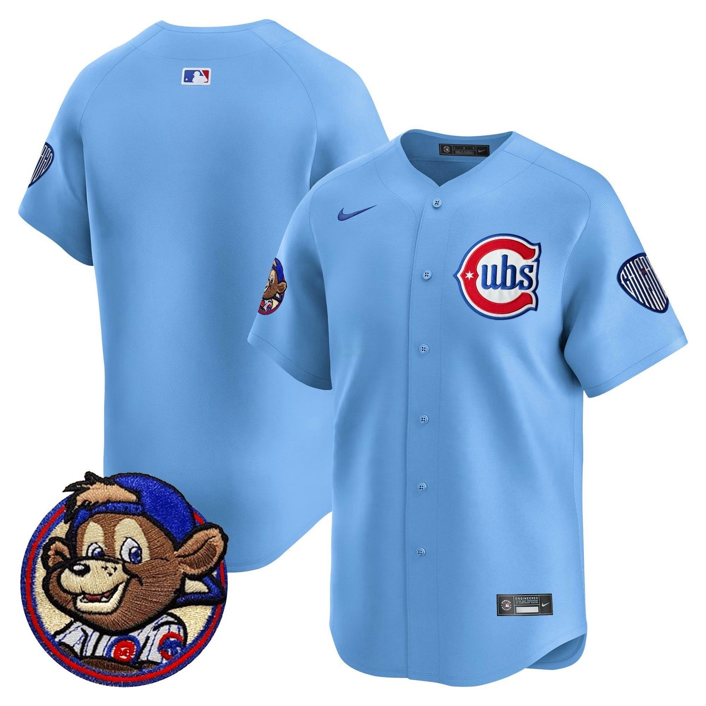 Camisa MLB Men’s Chicago Clark Patch Vapor Premier Limited Jersey