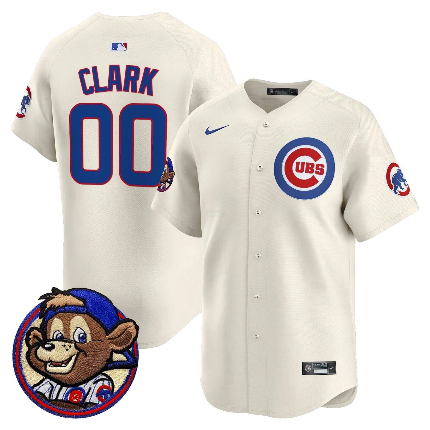 Camisa MLB Men’s Chicago Clark Patch Vapor Premier Limited Jersey