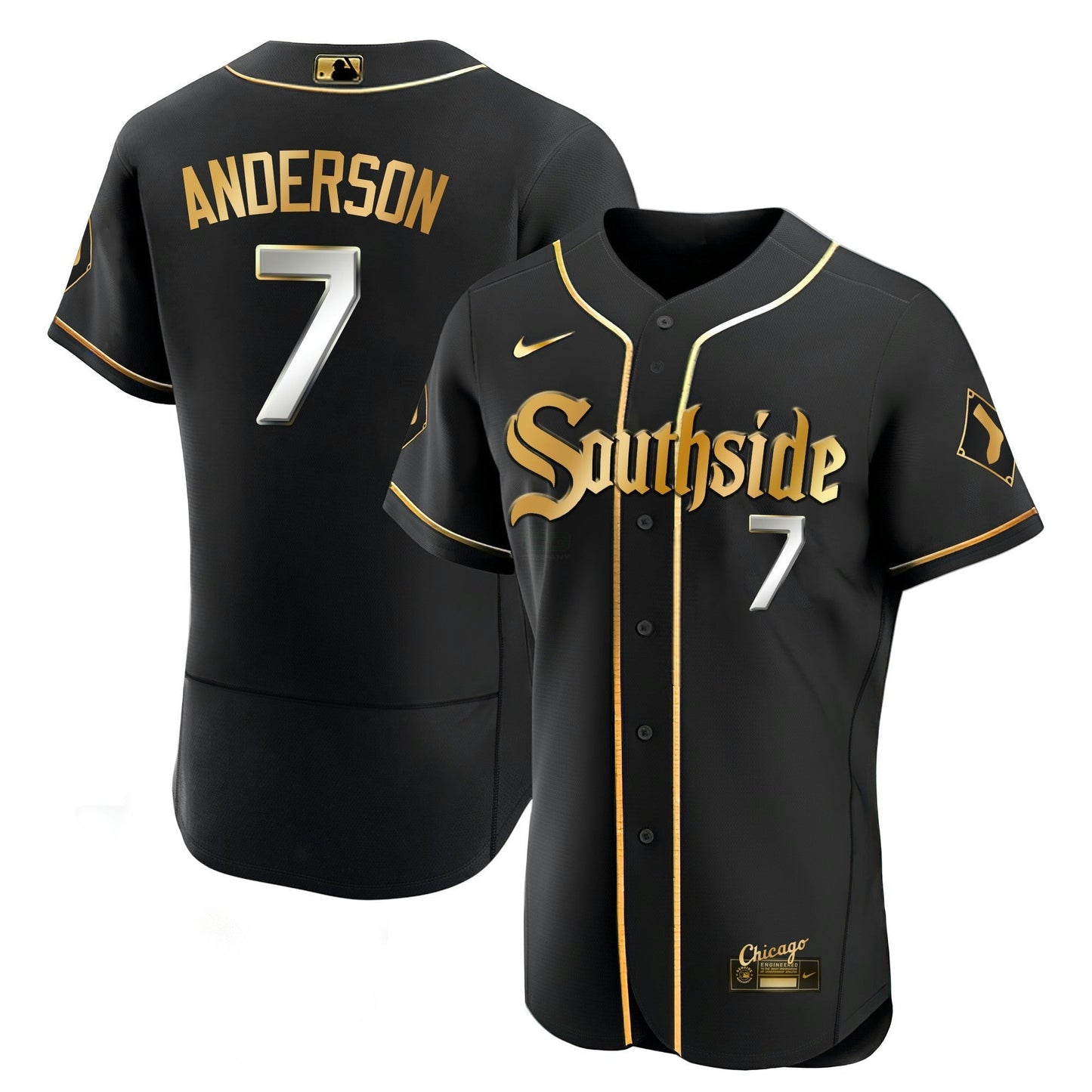 Camisa MLB Men’s Chicago Flex Base Jersey Collection