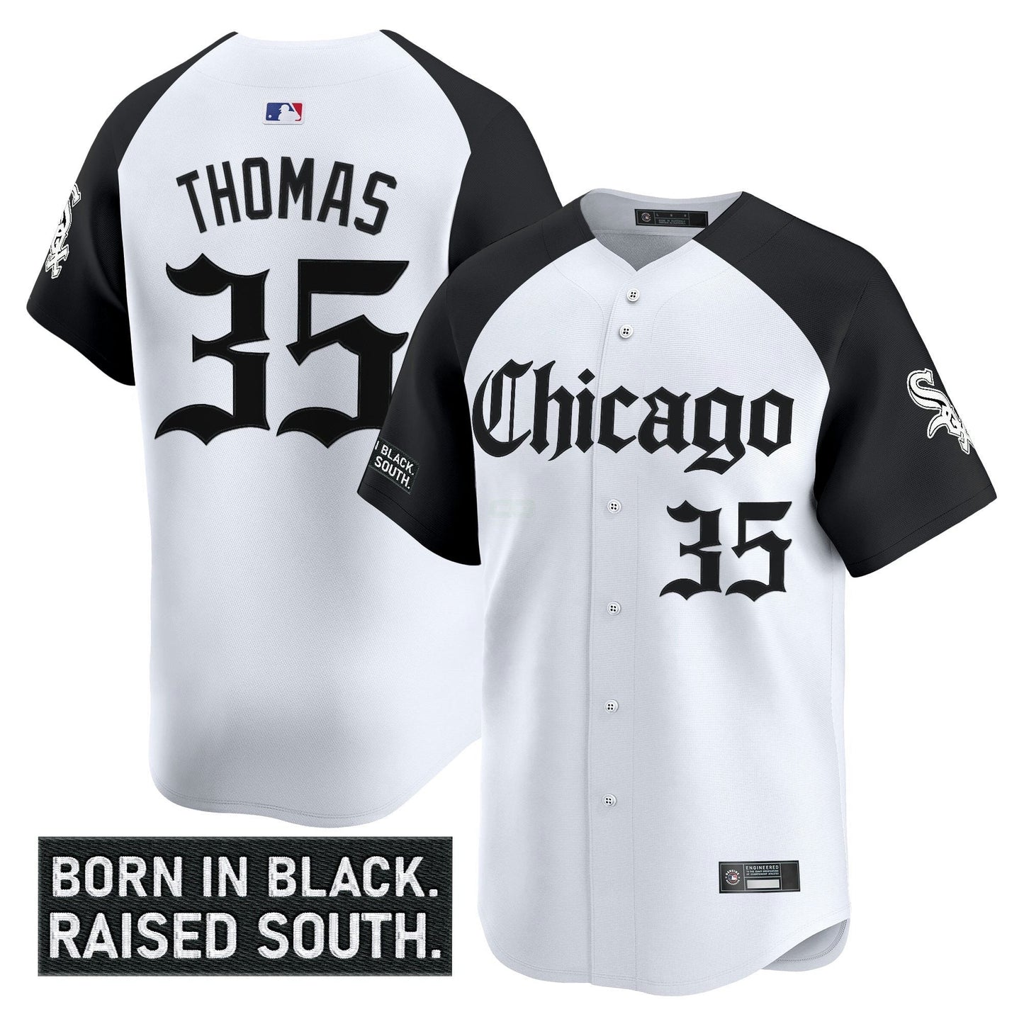 Camisa MLB Men’s Chicago ‘Gothic South Side Edition’ Vapor Premier Limited Jersey