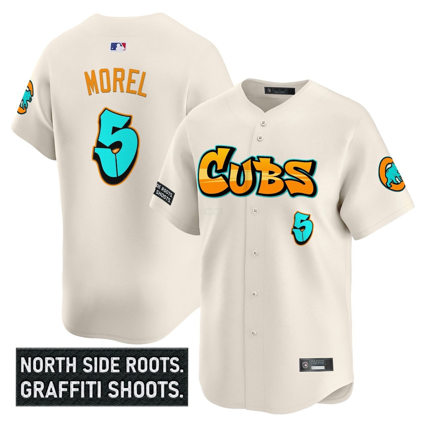 Camisa MLB Men’s Chicago ‘Graffiti North Side Edition’ Vapor Premier Limited Jersey