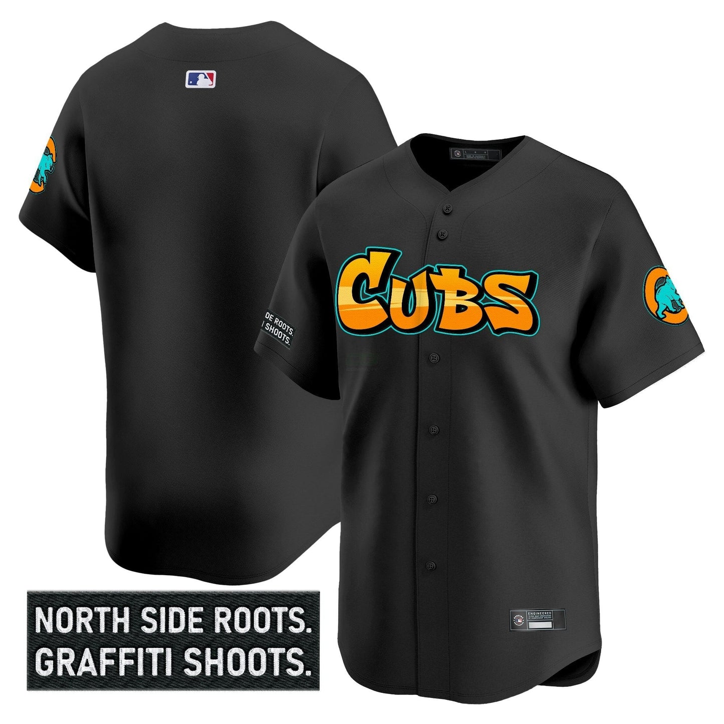 Camisa MLB Men’s Chicago ‘Graffiti North Side Edition’ Vapor Premier Limited Jersey