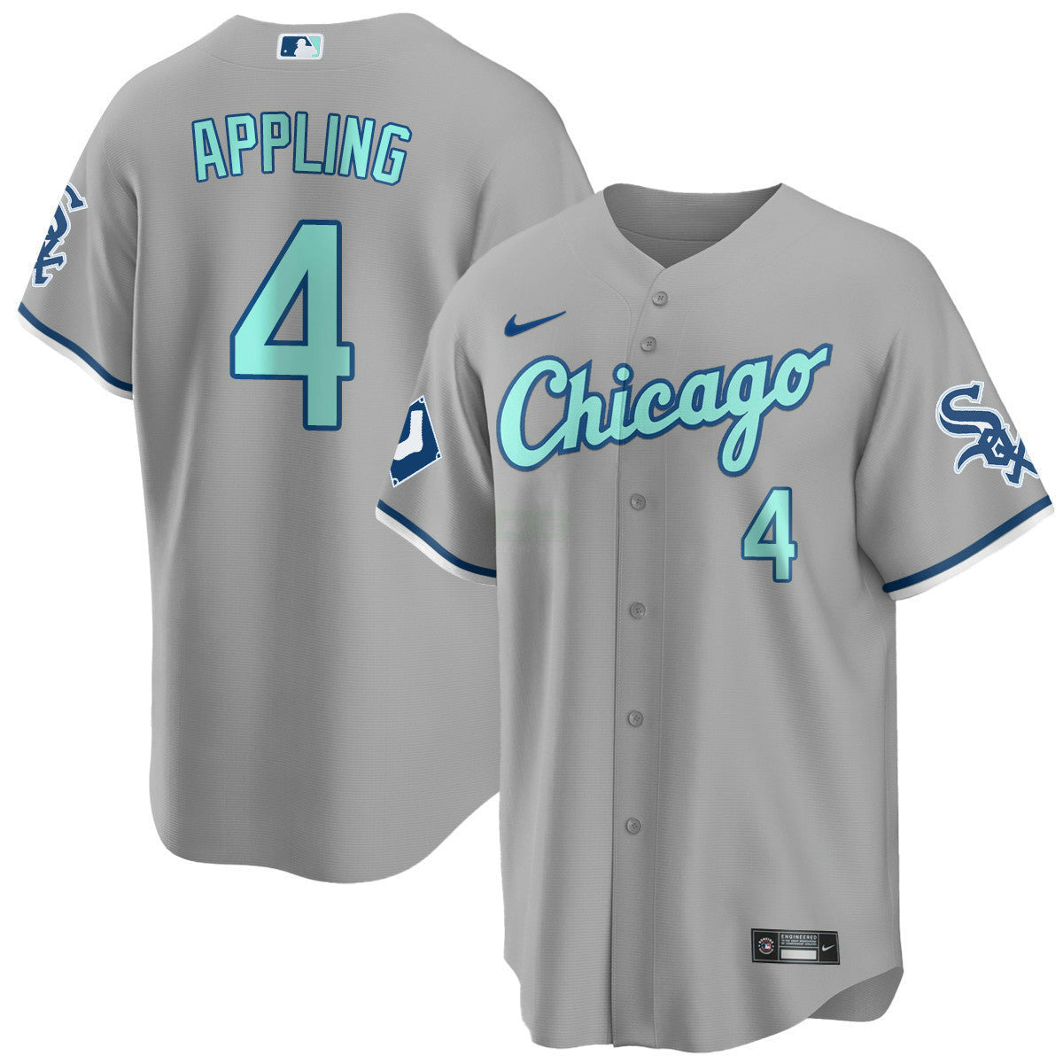Camisa MLB Men’s Chicago Gray Collection Jersey