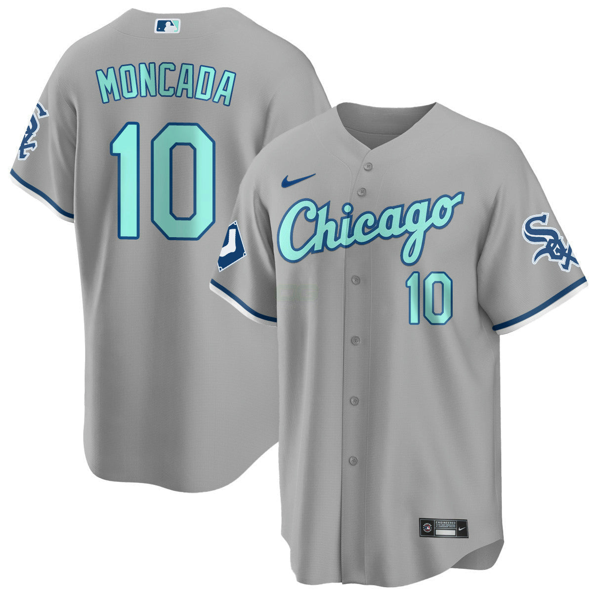 Camisa MLB Men’s Chicago Gray Collection Jersey