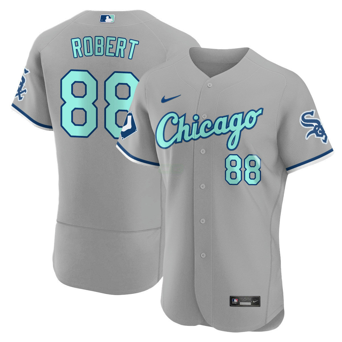Camisa MLB Men’s Chicago Gray Collection Jersey