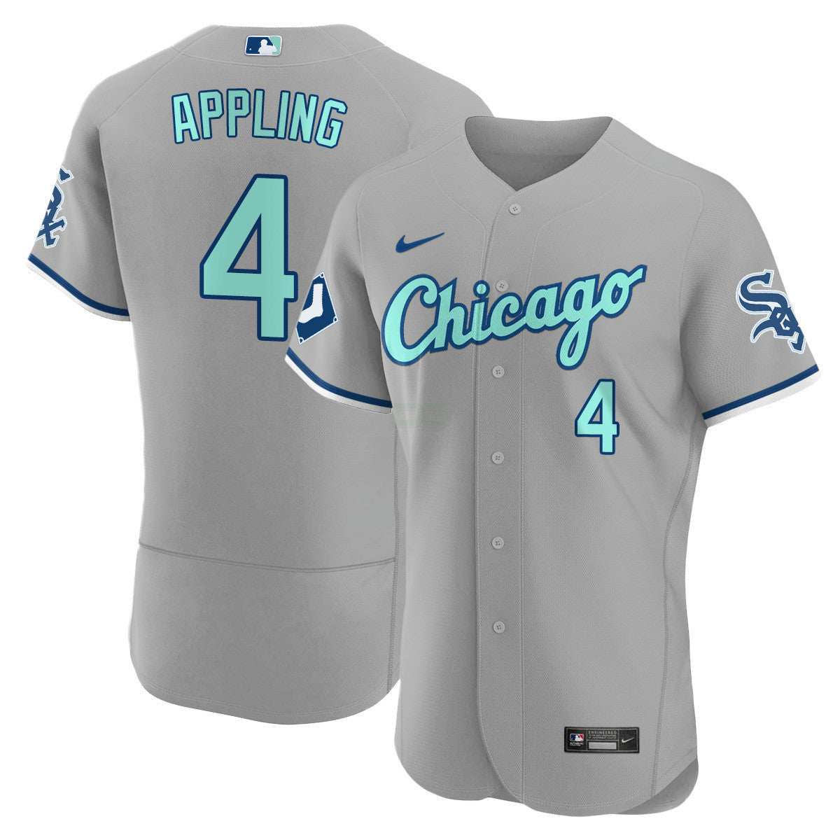Camisa MLB Men’s Chicago Gray Collection Jersey