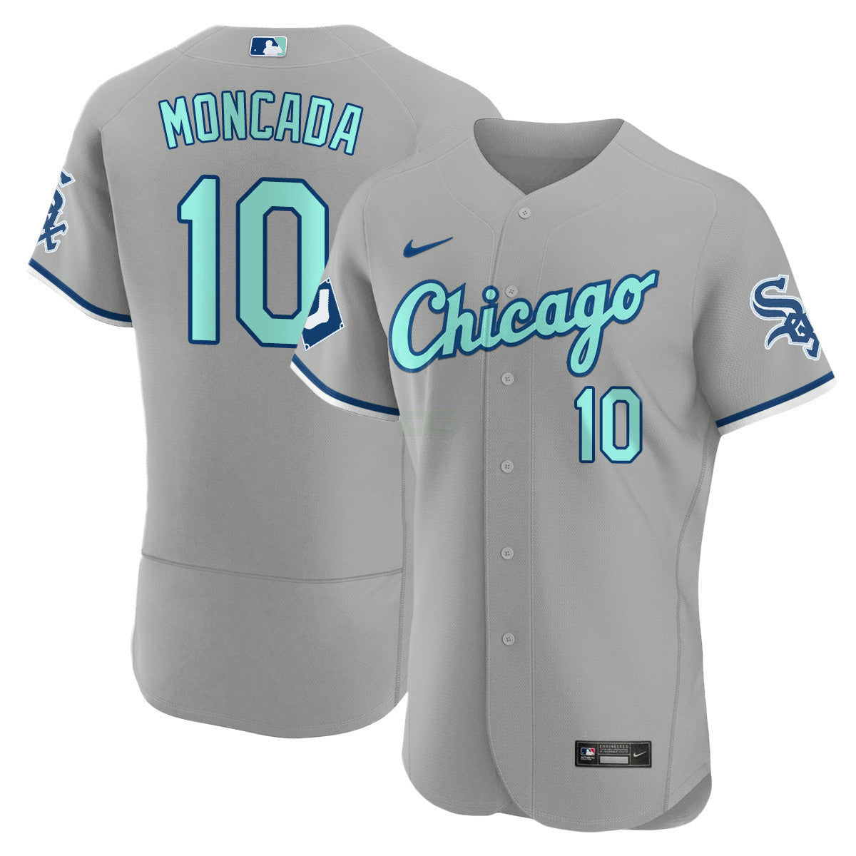 Camisa MLB Men’s Chicago Gray Collection Jersey
