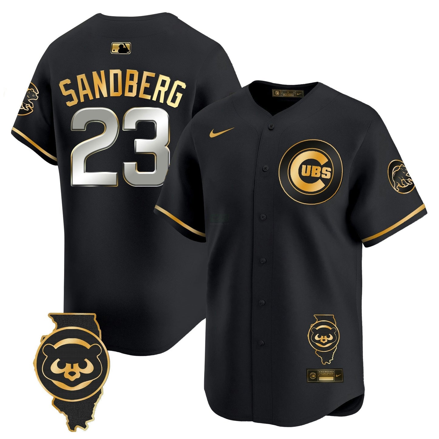 Camisa MLB Men’s Chicago Illinois Patch Vapor Premier Limited Jersey V2