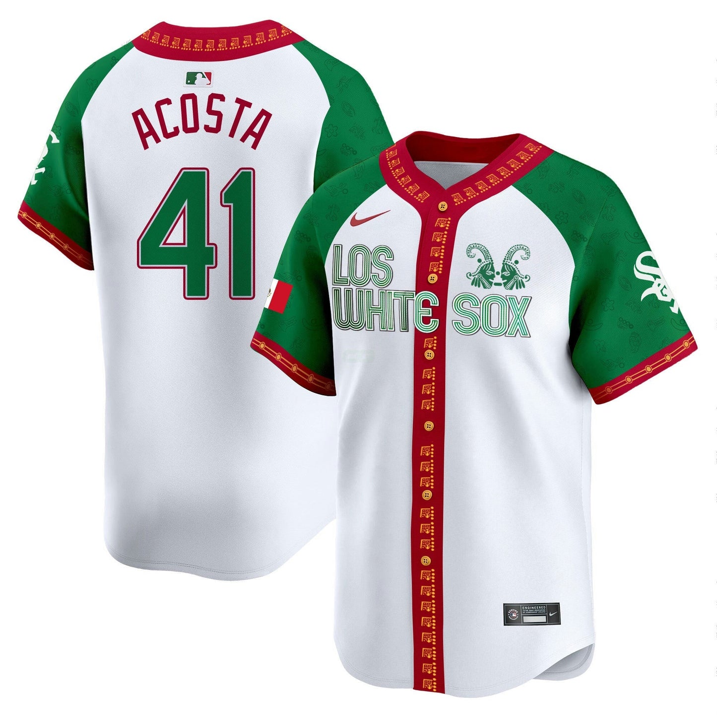 Camisa MLB Chicago White Sox Men’s Chicago Mexico Vapor Premier Limited Jersey