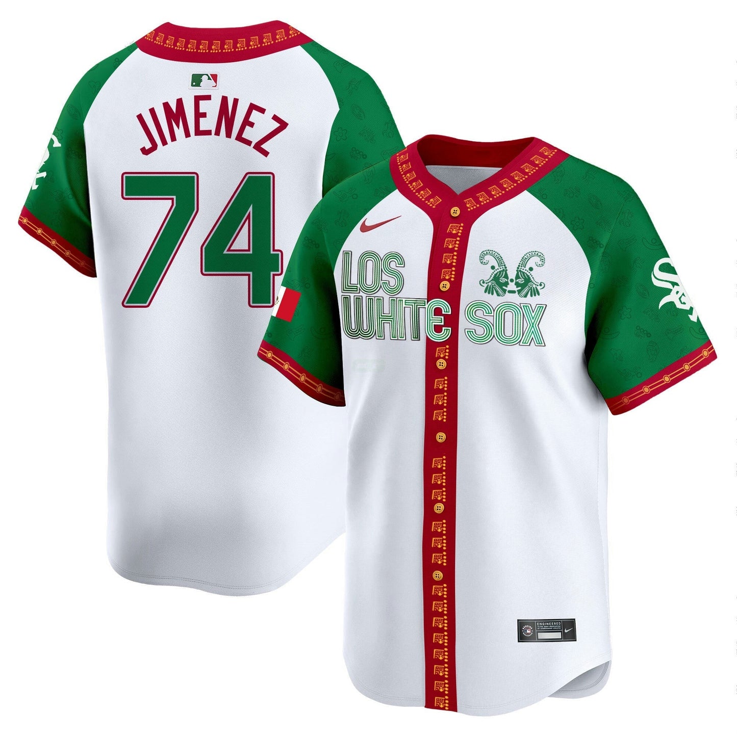 Camisa MLB Chicago White Sox Men’s Chicago Mexico Vapor Premier Limited Jersey