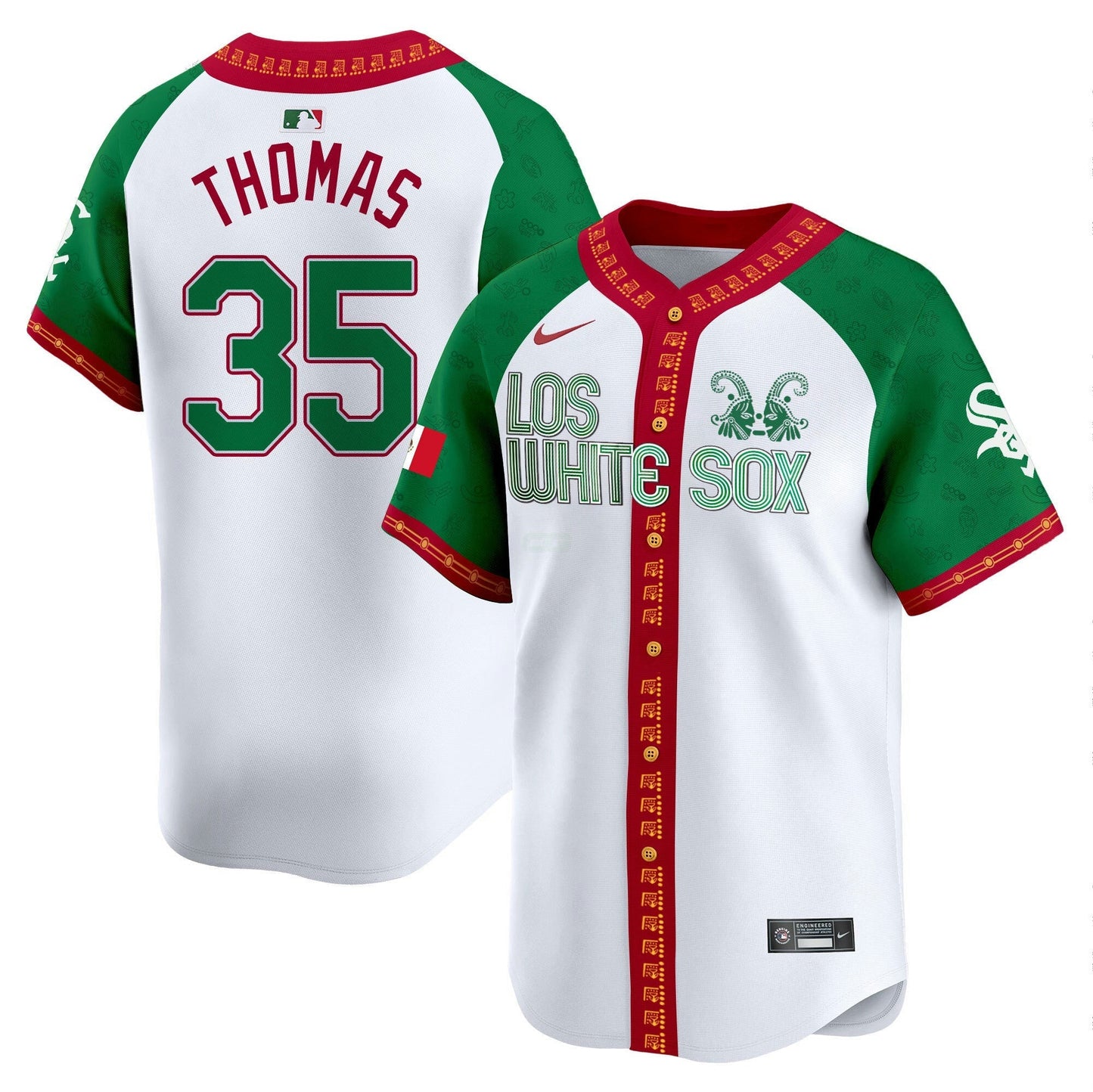 Camisa MLB Chicago White Sox Men’s Chicago Mexico Vapor Premier Limited Jersey
