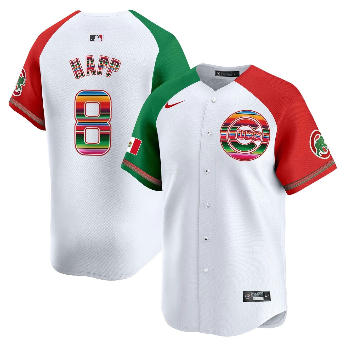 Camisa MLB Chicago Cubs Men’s Chicago Mexico Vapor Premier Limited Jersey