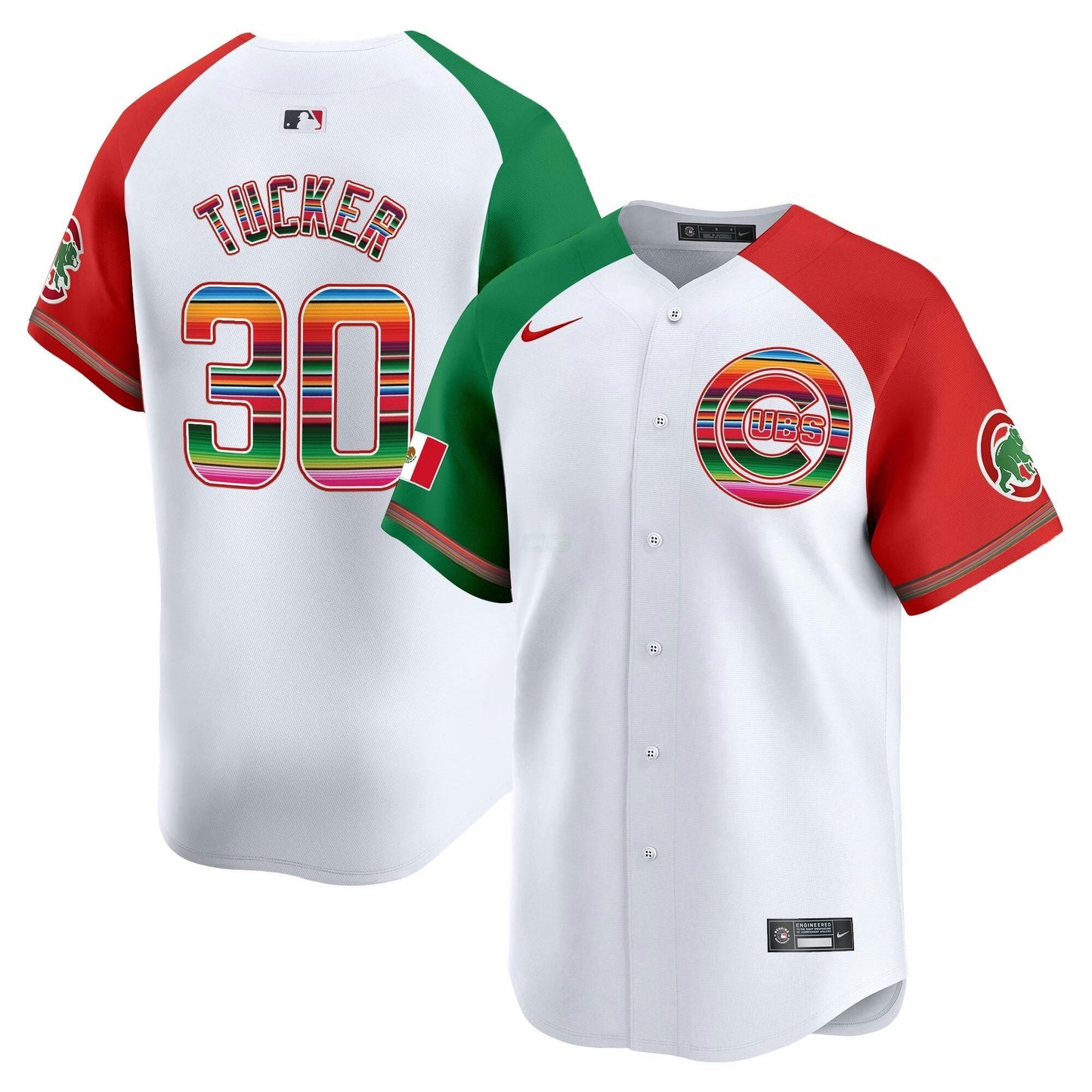 Camisa MLB Chicago Cubs Men’s Chicago Mexico Vapor Premier Limited Jersey