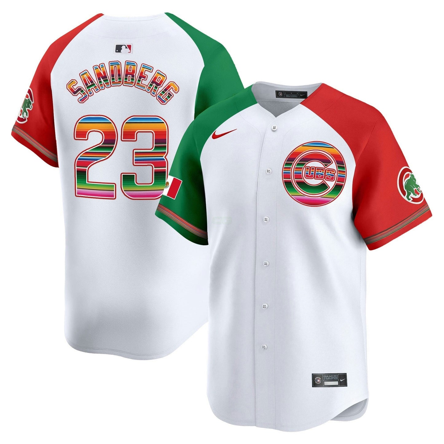 Camisa MLB Chicago Cubs Men’s Chicago Mexico Vapor Premier Limited Jersey