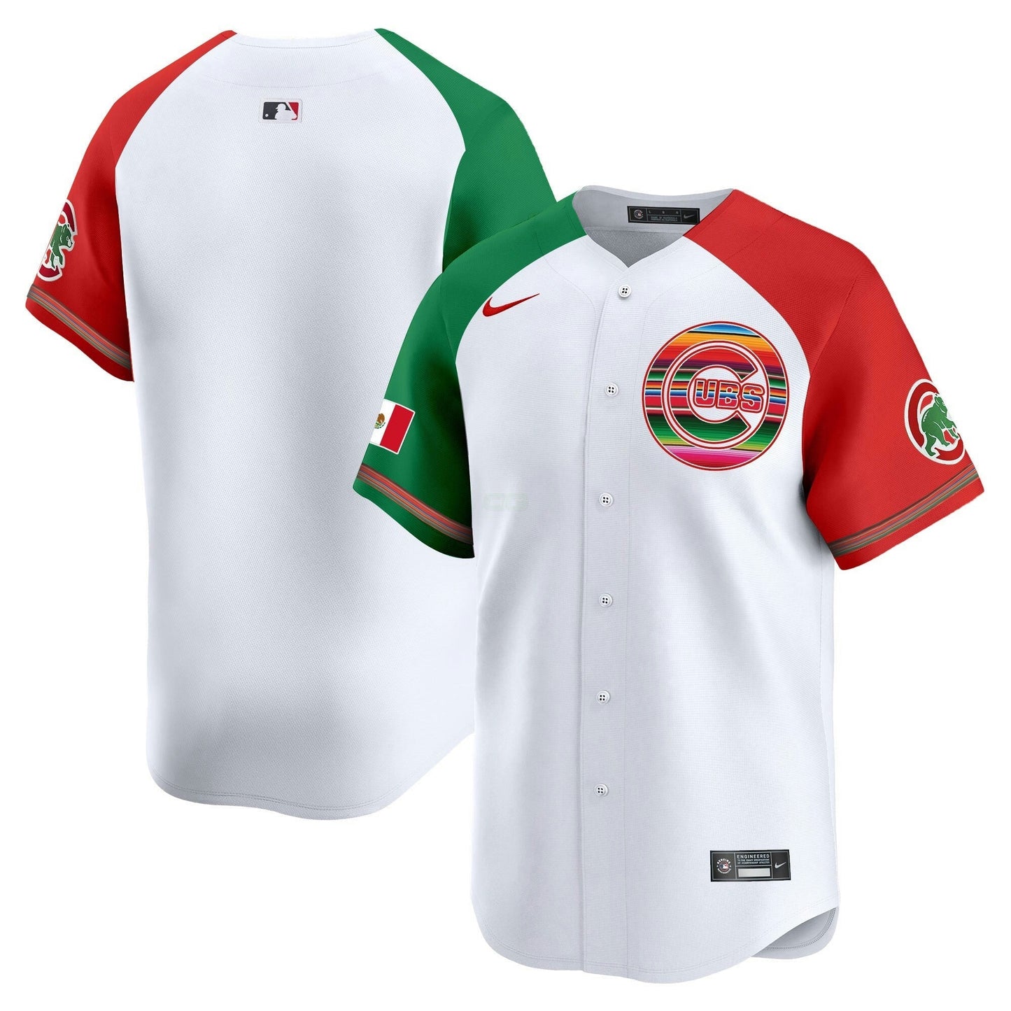 Camisa MLB Chicago Cubs Men’s Chicago Mexico Vapor Premier Limited Jersey