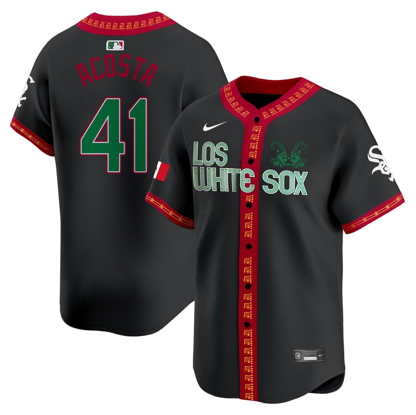 Camisa MLB Chicago White Sox Men’s Chicago Mexico Vapor Premier Limited Jersey