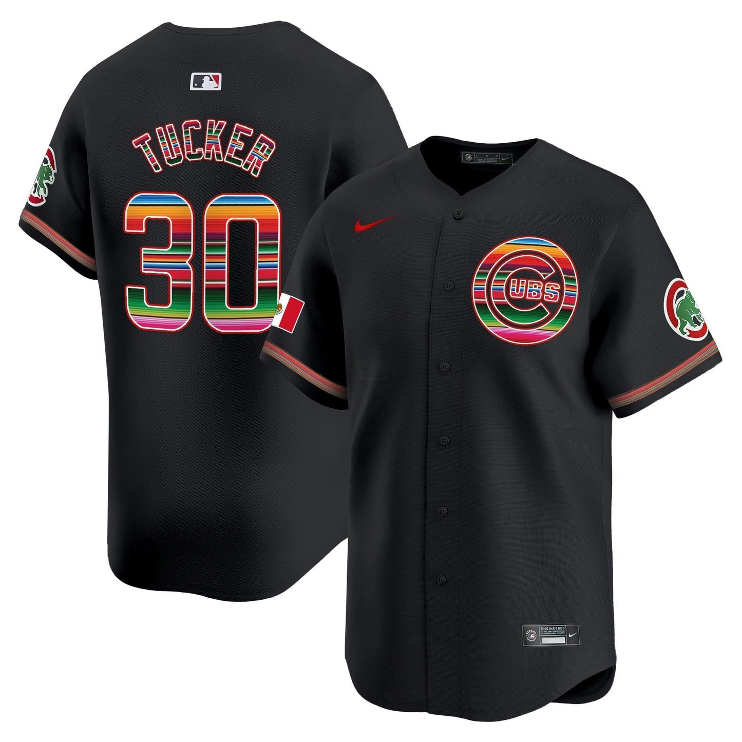 Camisa MLB Chicago Cubs Men’s Chicago Mexico Vapor Premier Limited Jersey