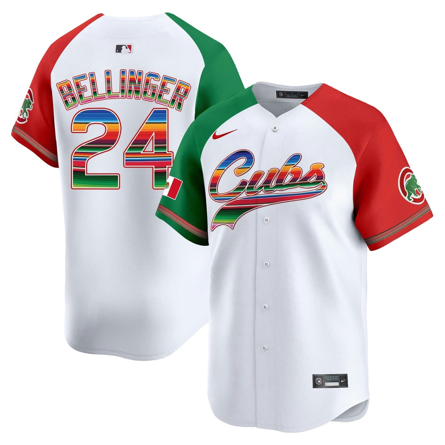 Camisa MLB Chicago Cubs Men’s Chicago Mexico Vapor Premier Limited Jersey V2