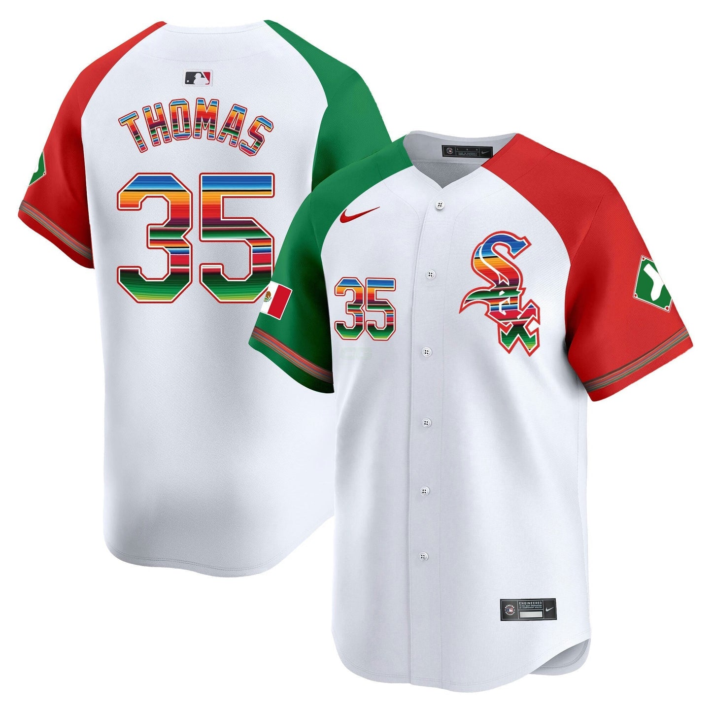 Camisa MLB Chicago White Sox Men’s Chicago Mexico Vapor Premier Limited Jersey V2