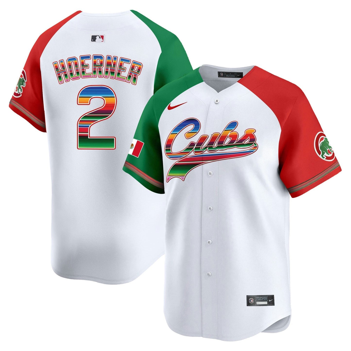 Camisa MLB Chicago Cubs Men’s Chicago Mexico Vapor Premier Limited Jersey V2