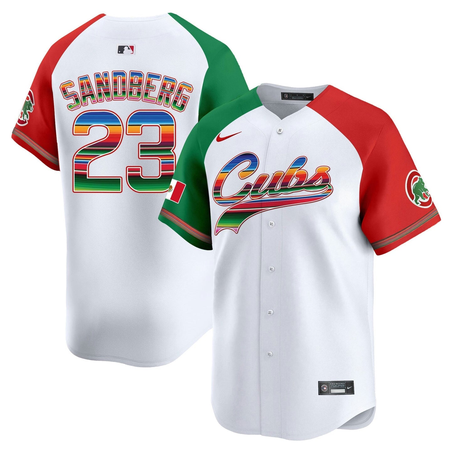 Camisa MLB Chicago Cubs Men’s Chicago Mexico Vapor Premier Limited Jersey V2