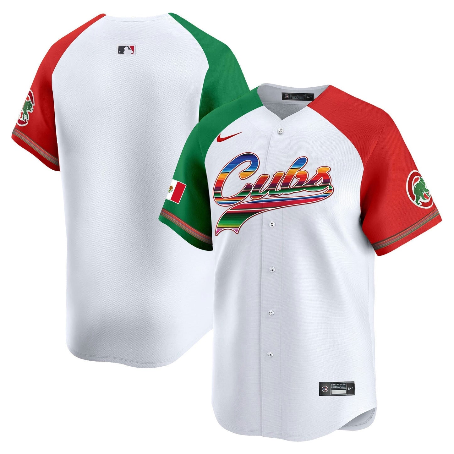 Camisa MLB Chicago Cubs Men’s Chicago Mexico Vapor Premier Limited Jersey V2