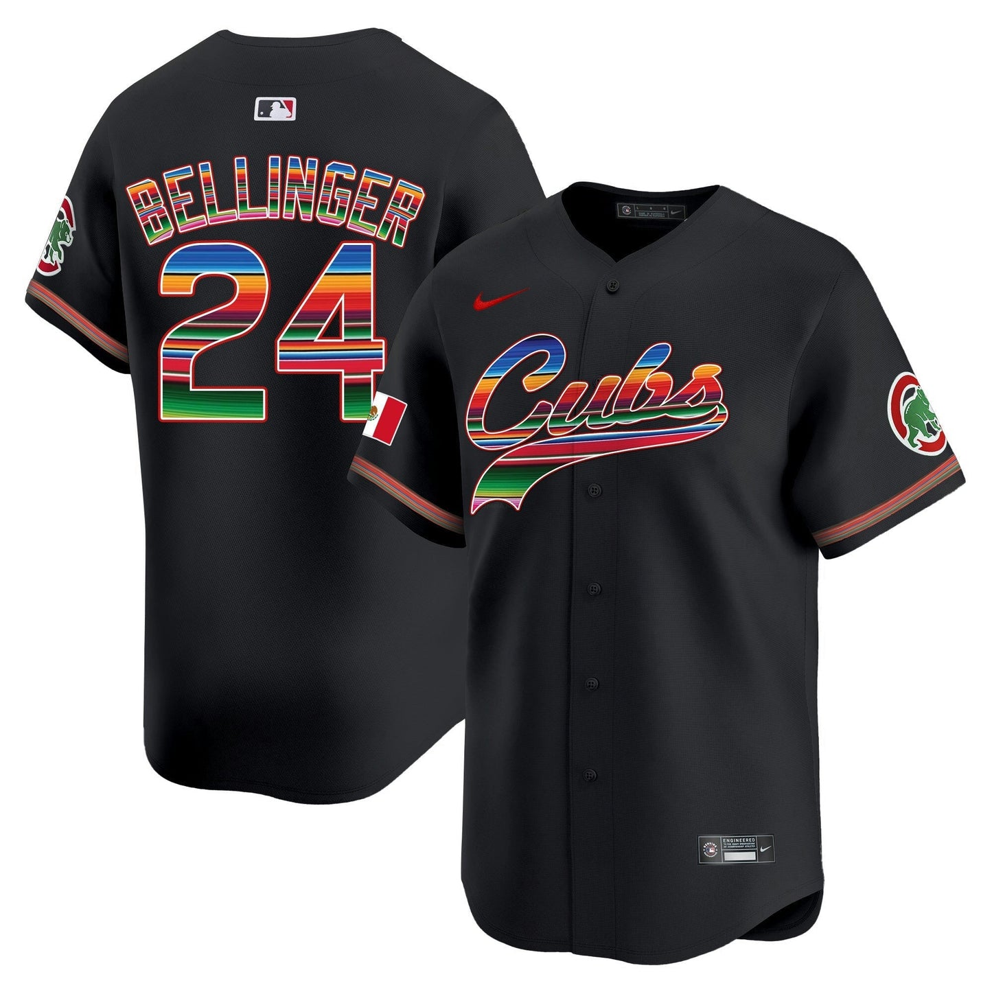 Camisa MLB Chicago Cubs Men’s Chicago Mexico Vapor Premier Limited Jersey V2
