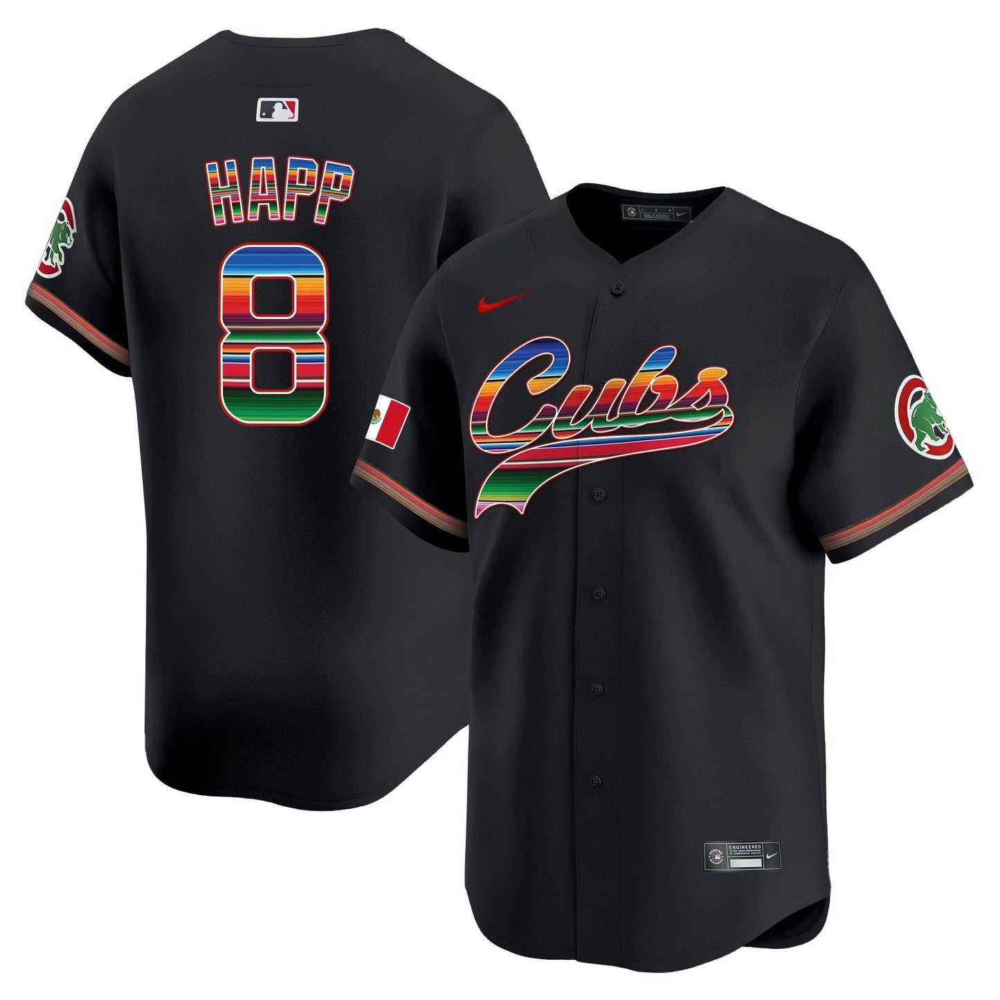 Camisa MLB Chicago Cubs Men’s Chicago Mexico Vapor Premier Limited Jersey V2