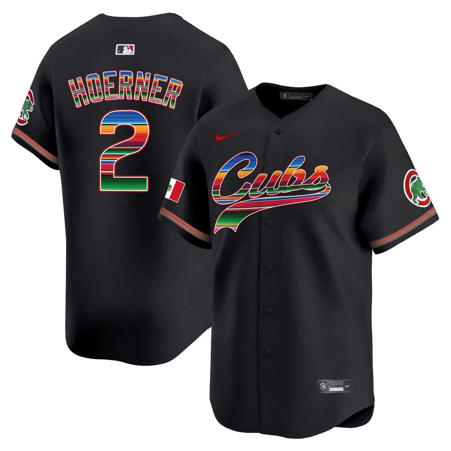 Camisa MLB Chicago Cubs Men’s Chicago Mexico Vapor Premier Limited Jersey V2