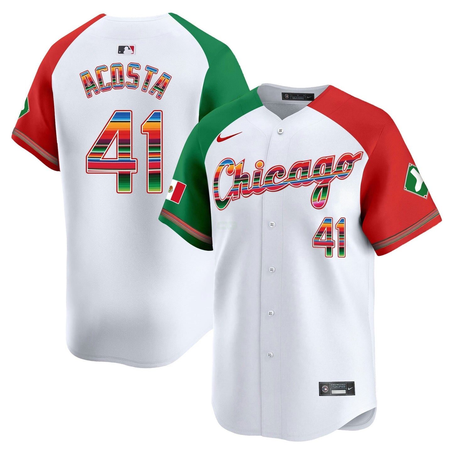 Camisa MLB Chicago White Sox Men’s Chicago Mexico Vapor Premier Limited Jersey V3