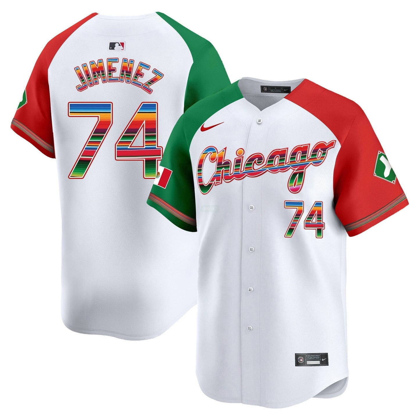 Camisa MLB Chicago White Sox Men’s Chicago Mexico Vapor Premier Limited Jersey V3