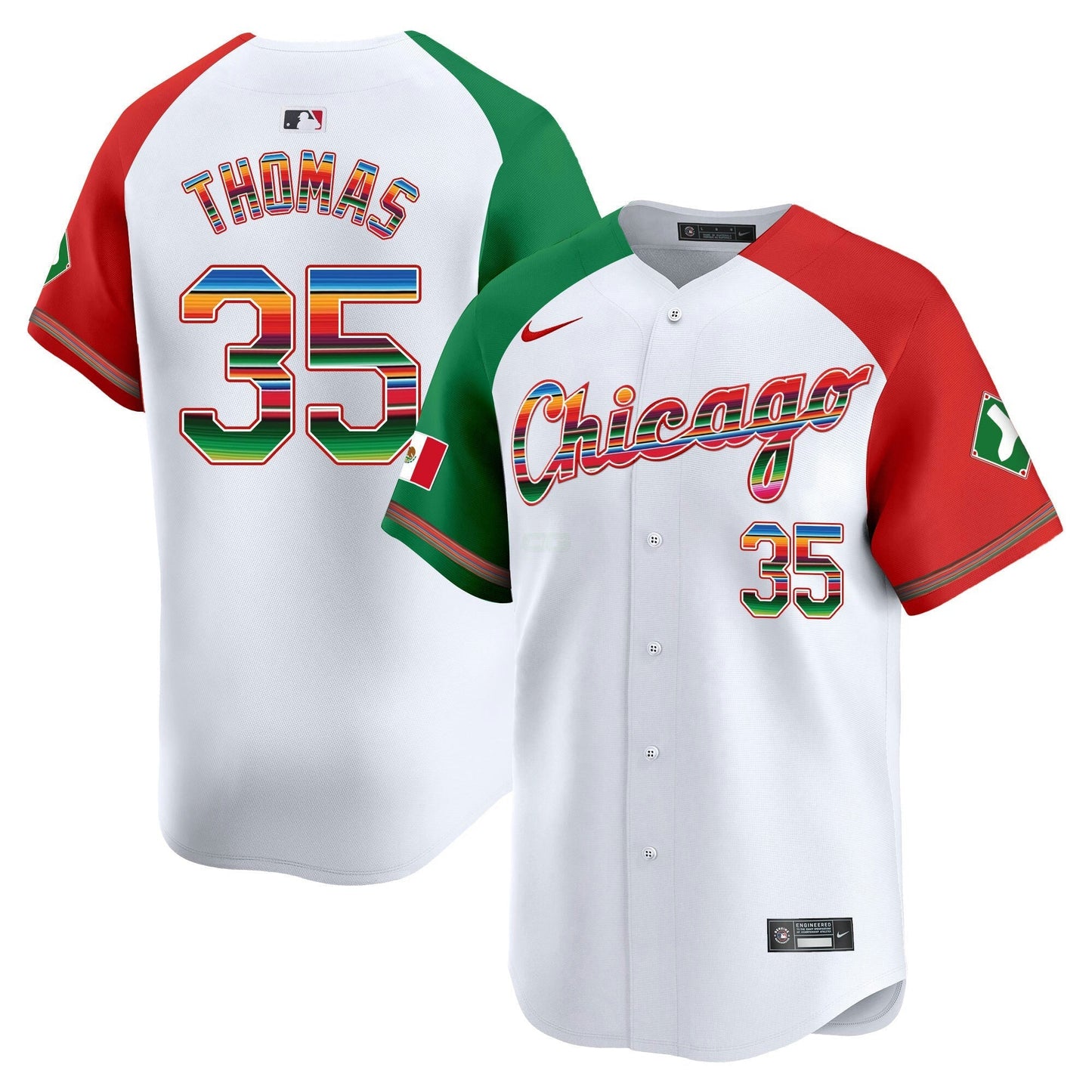 Camisa MLB Chicago White Sox Men’s Chicago Mexico Vapor Premier Limited Jersey V3