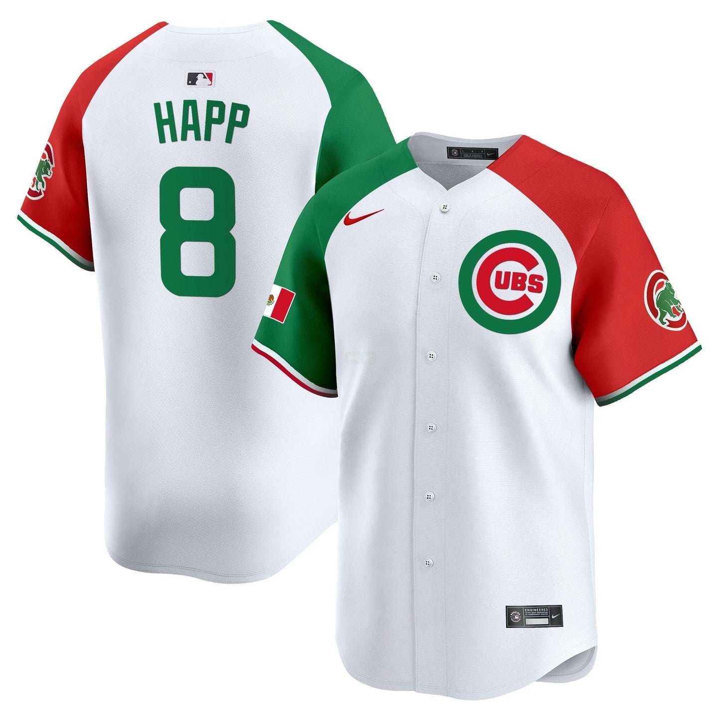 Camisa MLB Chicago Cubs Men’s Chicago Mexico Vapor Premier Limited Jersey V3