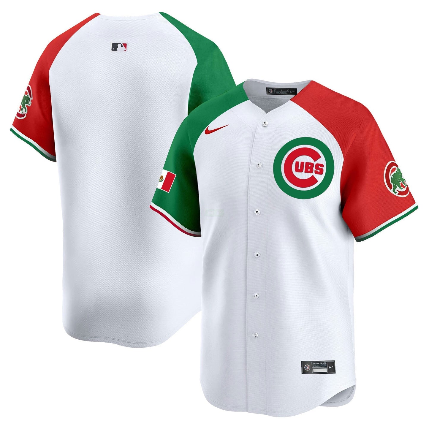 Camisa MLB Chicago Cubs Men’s Chicago Mexico Vapor Premier Limited Jersey V3
