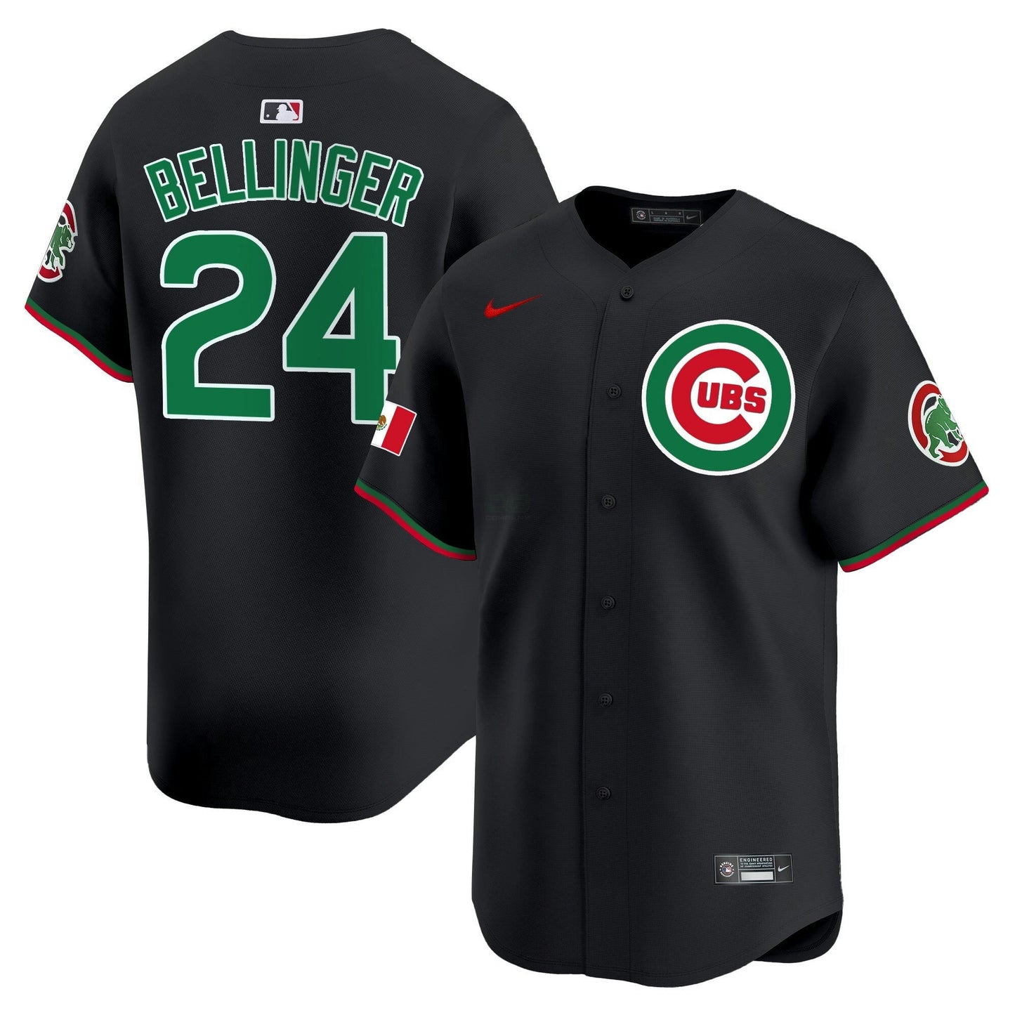 Camisa MLB Chicago Cubs Men’s Chicago Mexico Vapor Premier Limited Jersey V3