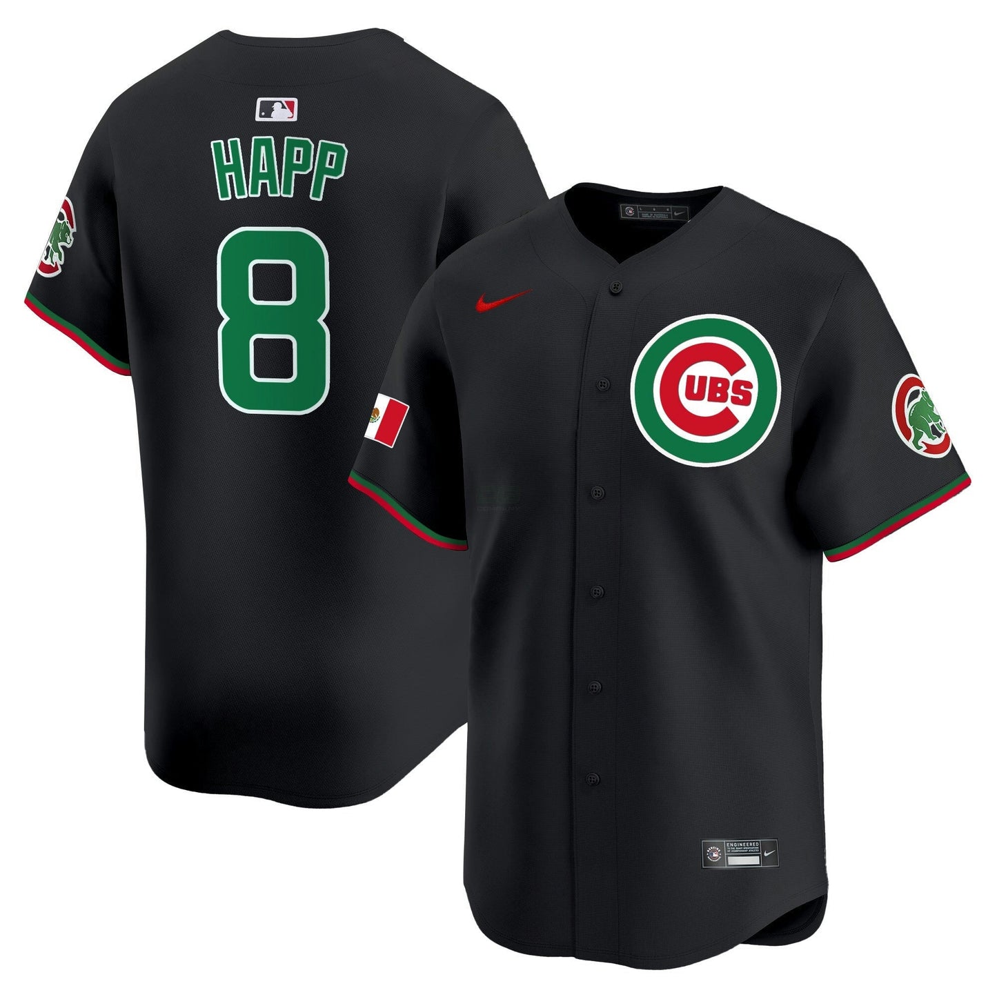 Camisa MLB Chicago Cubs Men’s Chicago Mexico Vapor Premier Limited Jersey V3